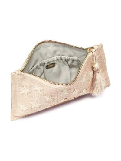 Shop Kayu Star Straw Pouch In Natural