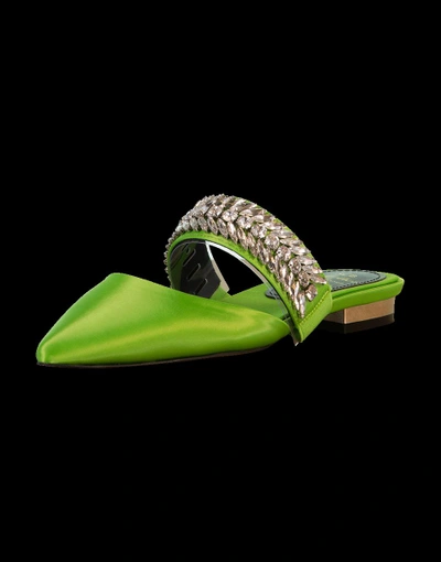 Shop Suecomma Bonnie Jeweled Strap Mule In Green