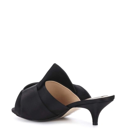 Shop N°21 Ronny Kitten Heel Sandals In Black