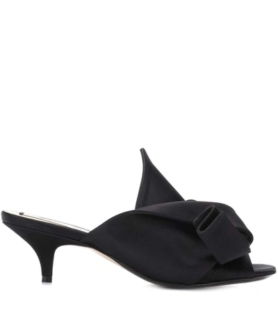 Shop N°21 Ronny Kitten Heel Sandals In Black