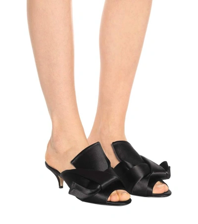 Shop N°21 Ronny Kitten Heel Sandals In Black