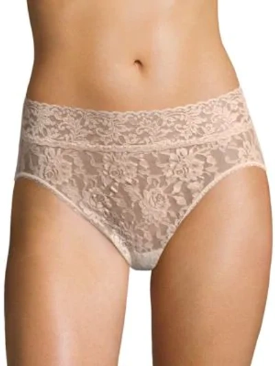 Shop Hanky Panky Lace French Briefs In Chai