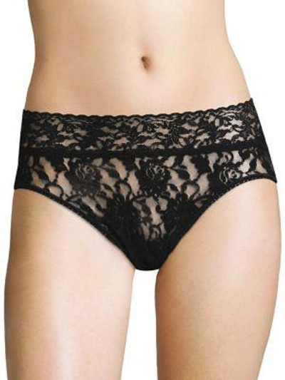 Shop Hanky Panky Lace French Briefs In Ivory