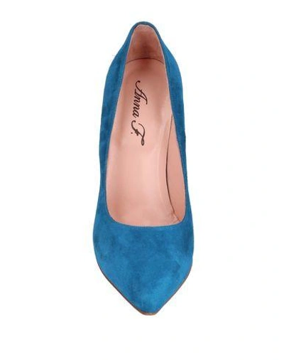 Shop Anna F. Pumps In Blue