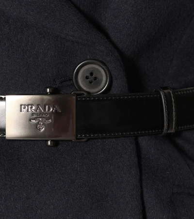 Shop Prada Wool, Angora And Cashmere Coat