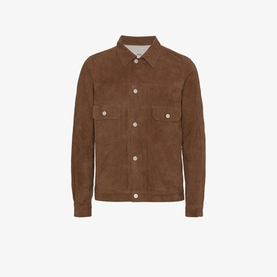 Visvim 101 Suede Jacket In Brown | ModeSens