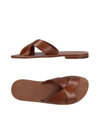 Shop Álvaro González Sandals In Camel