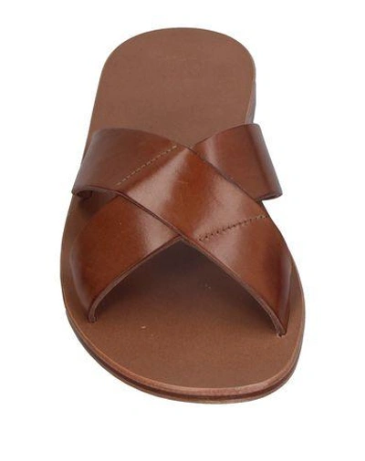 Shop Álvaro González Sandals In Camel