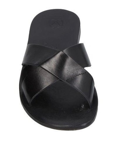 Shop Álvaro González Sandals In Black