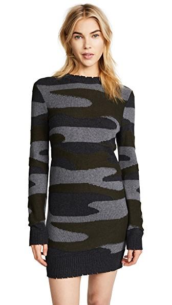 pam and gela camo sweater dress