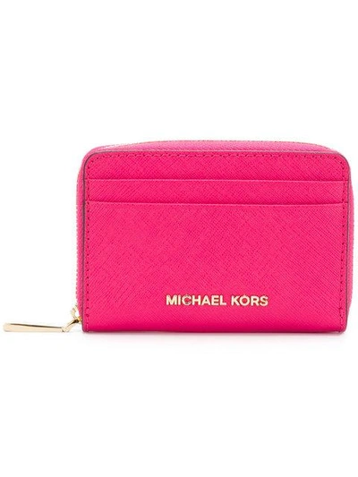 Shop Michael Michael Kors Jet Set Zip-around Wallet