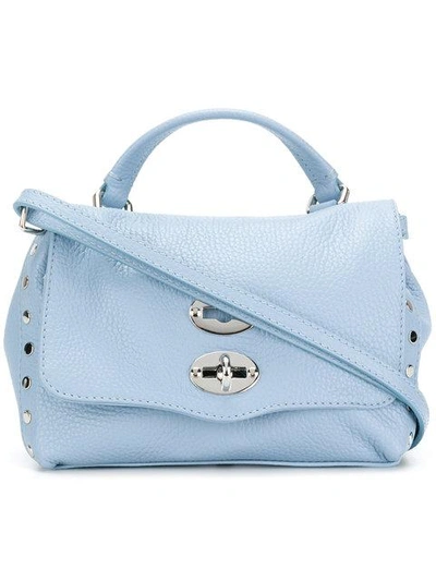 Shop Zanellato Postina Baby Shoulder Bag In Blue
