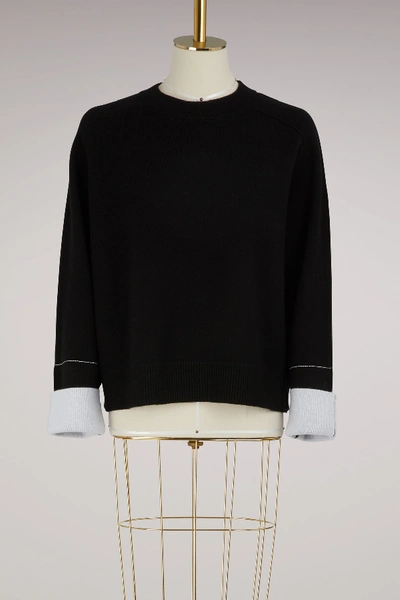 Shop Proenza Schouler Cashmere Blend Sweater In 00200 Black
