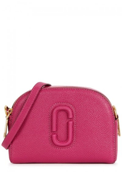 Shop Marc Jacobs Shutter Pink Leather Shoulder Bag