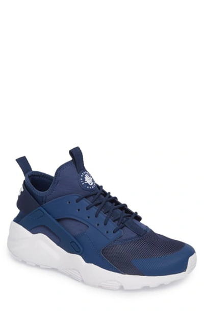 Shop Nike 'air Huarache Run Ultra' Sneaker In Navy/ White