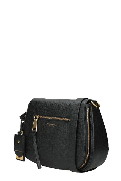 Shop Marc Jacobs Recruit Nomad Saddle Bag In Black