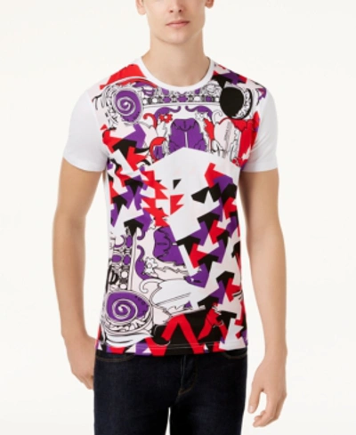 Shop Versace Men's Graphic-print T-shirt In White