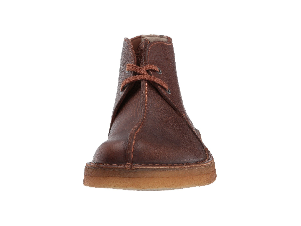 clarks desert trek hi cola leather
