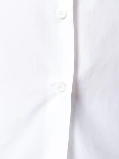 Shop Prada Button Down Shirt In White
