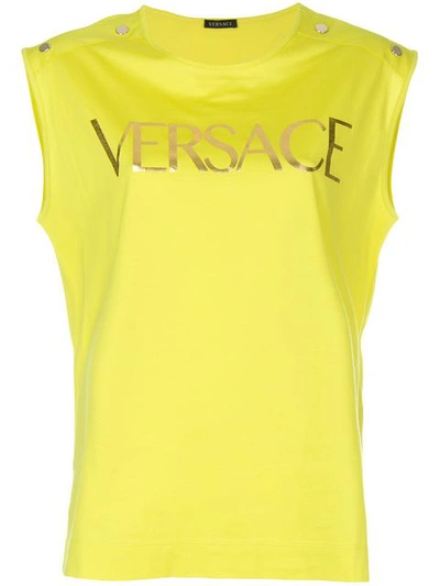 Shop Versace Logo Print T