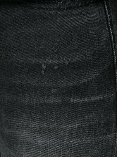 Shop Marcelo Burlon County Of Milan Distressed Jeans In Black