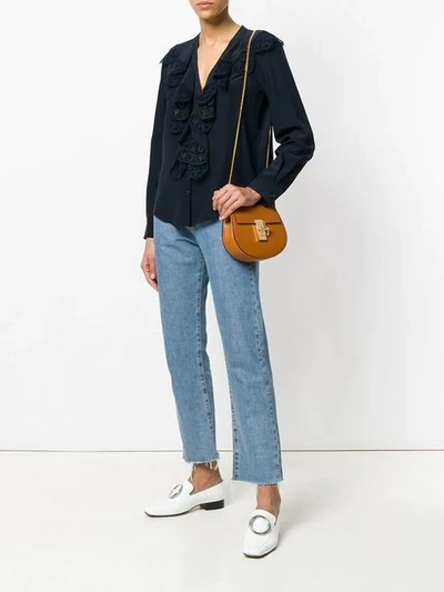 Shop Chloé Drew Mini Saddle Bag