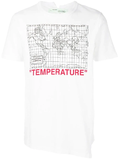 Shop Off-white Map T-shirt