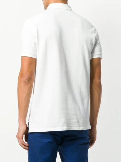 Shop Polo Ralph Lauren Slim-fit Polo Shirt In White