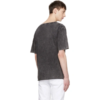 Shop Saint Laurent Grey Y T-shirt In 1064 Wgrey