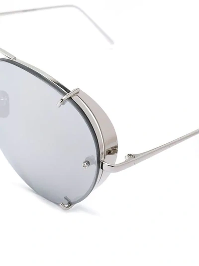 Shop Linda Farrow Aviator Sunglasses