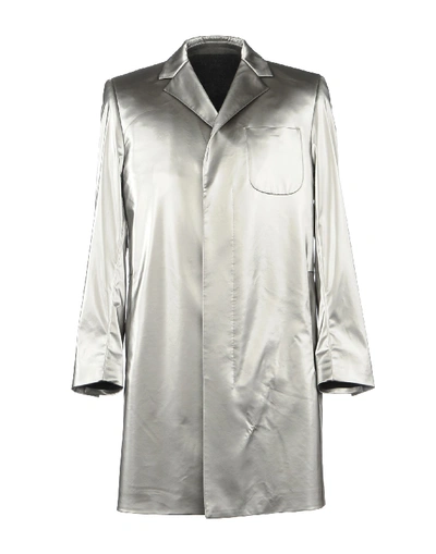 Shop Msgm Full-length Jacket In Grey