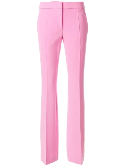 Shop Moschino Slim-fit Flared Trousers
