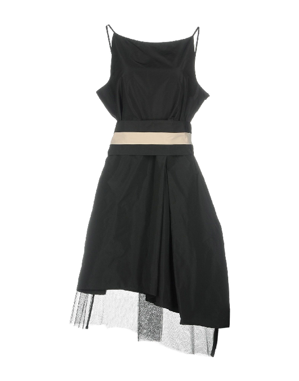 Jijil Short Dress In Black ModeSens