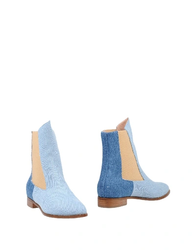 Shop Lamperti Milano Ankle Boot In Blue