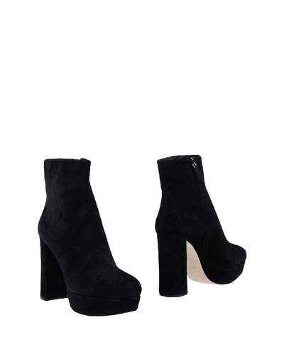 Shop Miu Miu Ankle Boot In Black