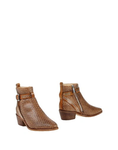 Shop Pinko Ankle Boot In Brown