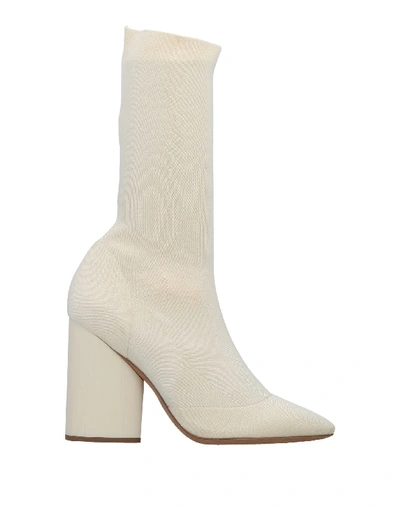 Shop Yeezy Ankle Boot In Ivory