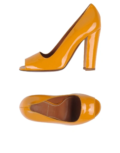 Shop Lanvin Pumps In Orange