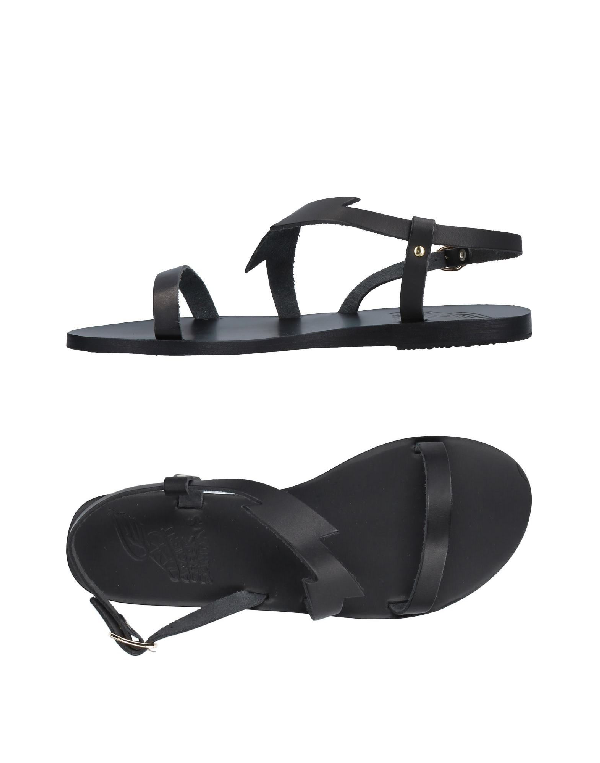 Ancient Greek Sandals Sandals In Black | ModeSens
