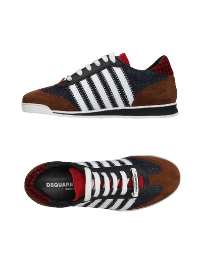 Shop Dsquared2 Sneakers In Dark Brown