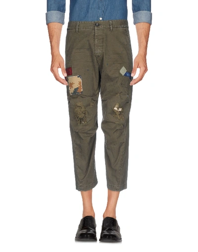 Shop Dsquared2 Chinos In Military Green