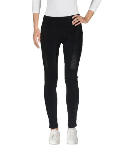 Shop Versace Leggings In Black