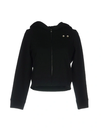 Shop Marc By Marc Jacobs Hooded Sweatshirt In Black