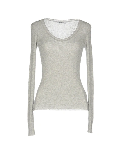 Shop Alexander Wang T Sweater In Light Grey