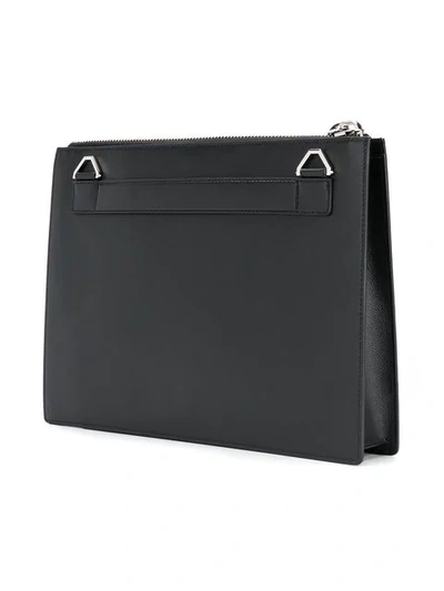 Shop Givenchy Streamlined Messenger Bag In Black