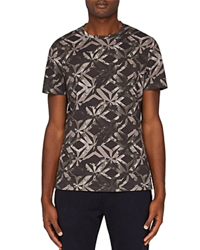 Shop Ted Baker Woof Geo Print Tee In Green