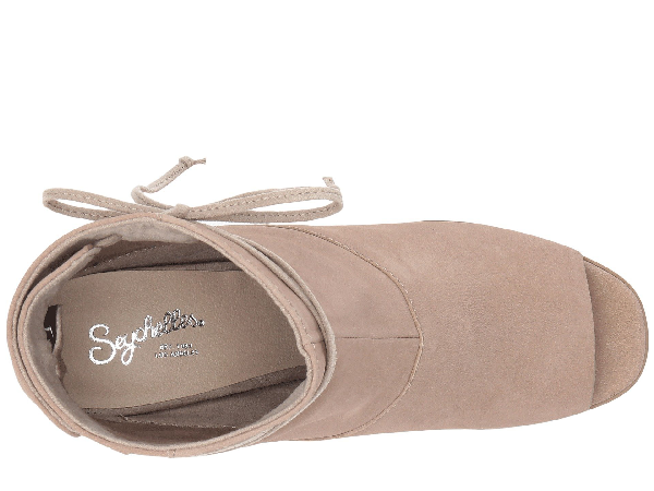 seychelles triple threat open toe bootie