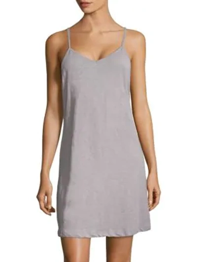 Shop Pitusa Pom-pom Necklace Dress In Grey