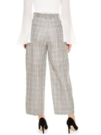 Shop Sandro Hoviv Wool Pants In Grey
