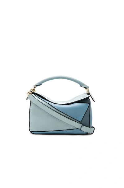Shop Loewe Small Puzzle Bag In Blue